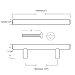 Probrico (10 Pack Modern Gold Cabinet Pulls Kitchen Cabinet Hardware, T Bar Dresser Pulls Bathroom Drawer Handles - 2-1/2
