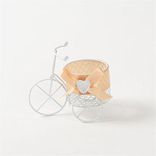 Colorful Pastoral Candy Box Tricycle Shape Candy Chocolate Cookies Bowknot Basket Gifts For Guests Wedding Decoration by Xiaolanwelc (8 Piece) - Thumbnail 2
