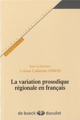 La  variation prosodique régionale en français