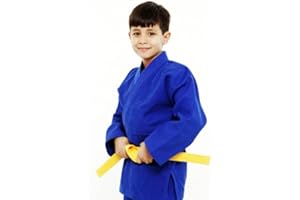 Blue Judo Gi, Judo Uniform, Judo Kimono - Blue Judo Uniform, Single Weave, Light Weight, 100% Cotton, 400-GSM