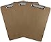 Trade Quest Letter Size Clipboard, Low Profile Clip (Pack of 3)