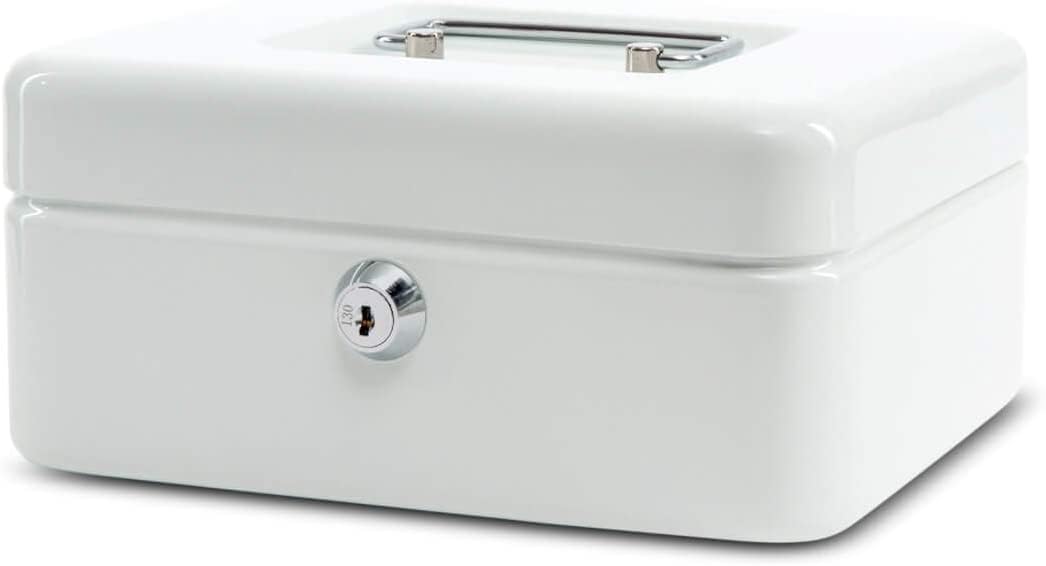 Maul 20 x 17 x 9 cm Cash Box 2 - White