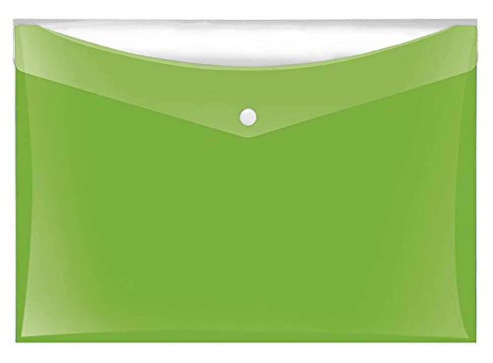VELOFLEX Velocolor 4530140 Document Wallet, 1 Piece, DIN A4, Green, Document Wallet, Polypropylene Film