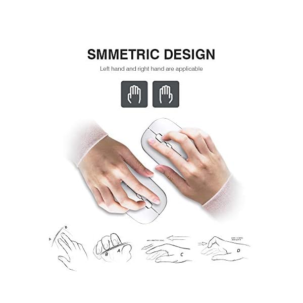 Wireless-MouseRechargeale-Noiseless-Inphic-Ultra-Slim-USB-24G-PC-Computer-Laptop-Cordless-Mice-with-USB-Nano-Receiver-1600-DPI-Travel-Mouse-for-Office-Windows-Mac-Linux-Macbook-Silver INPHIC Wireless Mouse,Rechargeale & Noiseless, Ultra Slim USB 2.4G PC Computer Laptop Cordless Mice with USB Nano…