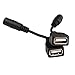 BQLZR USB Female to DC 5.5x2.1mm Female DC Power Supply Extension Adapter Cable Pack of 2