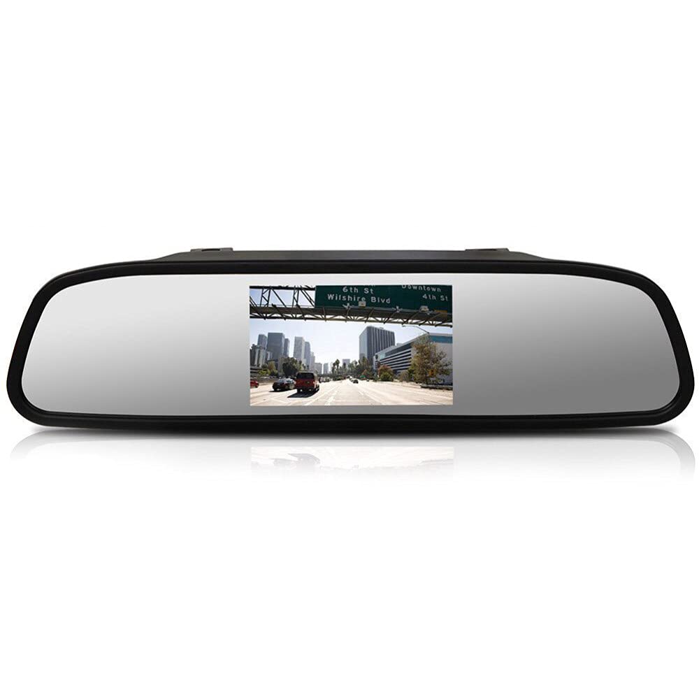 TFT LCD Car Monitor Car View Monitor Colour LCD TFT Monitor Screen Rear View Mirror (4.3 Inch Rear View Mirror)