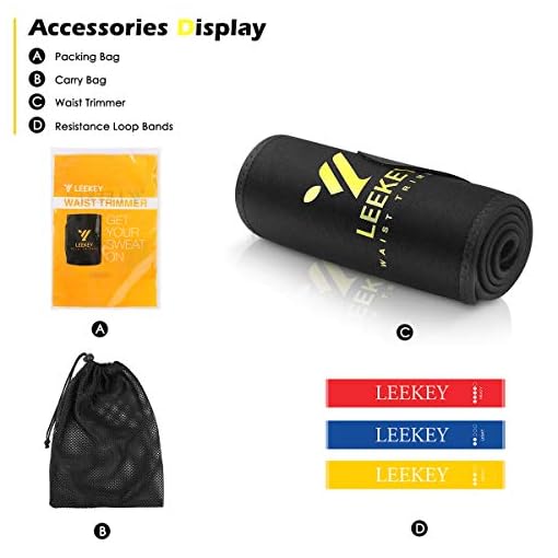 LEEKEY Waist Trimmer Belt for Women Men, Waist Trainer, Waist Wrap for Stomach, Workout Sweat Belt Sauna Suit Effect - Image 6