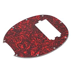9 Hole Bass Electric Guitar Pickguard, 5 String