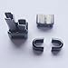 2 Sets Gun Metal #8 Metal Zipper Head Box Sliders Retainer Insertion Pin - Easy Repair Kit (#8)