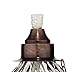 H Potter Outdoor Torch Tabletop Patio Garden Oil Lamp Fiberglass Wick and Brass Accents