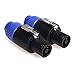 NANYI NL4FC speakon Cable Amplifier Connector, Audio Speaker Plug Twist Lock 4 Pole Speaker Plug Compatible with Neutrik Speakon NL4FC, NL4FX, NLT4X, NL2FC - 2 Pack
