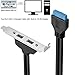 VIMVIP Dual USB 3.0 Female Back Panel to Motherboard 20pin Cable with PCI Bracket 50cm