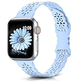 WANLISS Lace Silicone Band Compatible with Apple