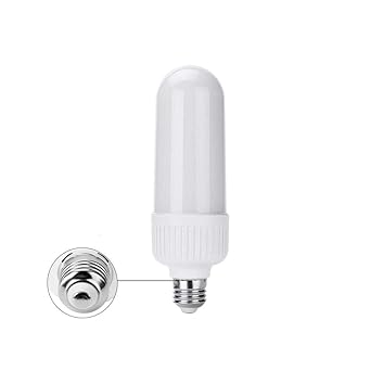Newlemo Led Flamme Lampe, Flackerlicht LED Bulb E27 Kreative Lichter 1400K Glühbirne Feuer Birne, Energieklasse A Dekorative 