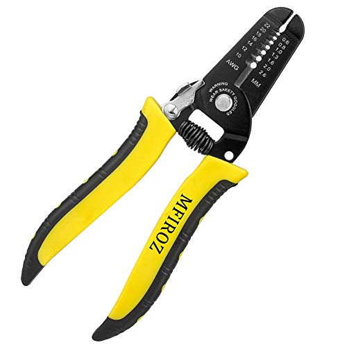 MFIROZ Wire Stripper, Professional Wire Cutter and Wire Stripping Tool