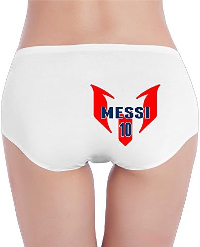 YYHU - Women's Sexy Soccer Star Leo Messi String Panty SizeSmall White