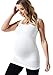 Blanqi Bodystyler Belly Support Maternity Support Tank Top - White - Medium