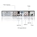 Home Security Camera System,Hi-Tech 4CH 960H DVR Recorder with 4PCS Built-in Waterproof LED High Resolution Indoor/Outdoor IR Night Vision CCTV Surveillance Cameras, No HDD