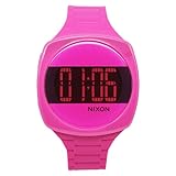 NIXON Women's A168-644 Plastic Analog Pink Dial Watch