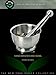 NewlineNY Stainless Steel Hand Masher & Bowl, Mortar and Pestle Set