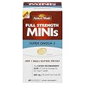 Nature Made Super Omega-3 Fish Oil Full Strength Softgels, Mini, 60 Count
