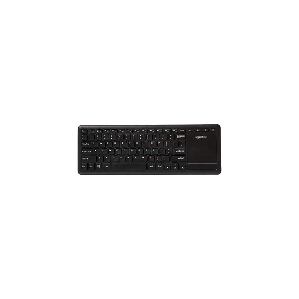 Amazon Basics Wireless Keyboard with Touchpad for Smart TV US Layout