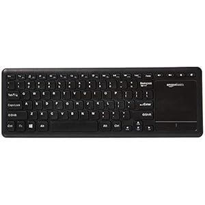 Amazon Basics Wireless Keyboard with Touchpad for 