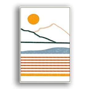 Framed Canvas Wall Art Abstract for Living...