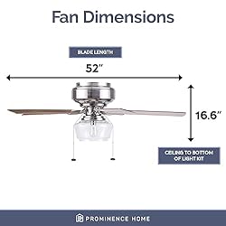 Prominence Home MaCenna, 52 Inch Traditional
