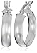Amazon Collection Sterling Silver Polished Hoop Earrings (0.7
