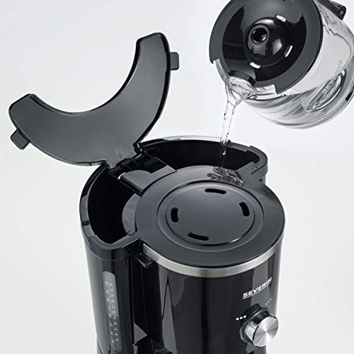 Severin KA 4820 Kaffeemaschine TypeSwitch, 1000 W, 1,25 l, Schwarz – Bild 6