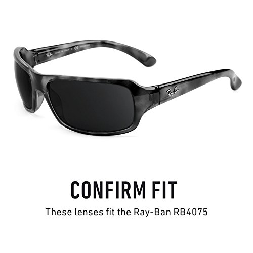 Revant Replacement Lenses for Ray-Ban RB4075 Polarized Stealth Black