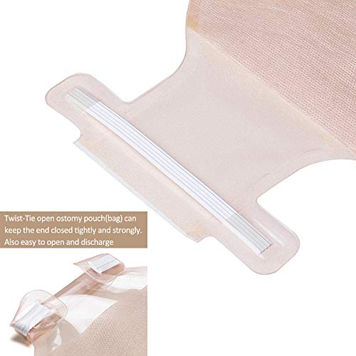 image for OUCHAN Carbou 1 Piece Ostomy Colostomy Bags with Measure Card,Drainabl