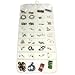 Femitu Hanging Jewelry Organizer 72-Pocket, 2-Sided