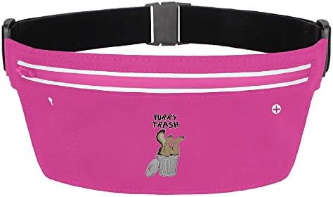 Fanny Pack Furry Trash Waist Bag Stealth Running Bum Bags Travel Pocket