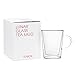 Teabox Lunar Glass Teacup | Dishwasher Safe | Doublewalled Borosilicate Glass Insulated Tea Cup | 10 fl oz