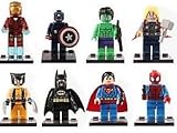 Marvel & Dc Sy180 Super Heroes Action Figures the Avengers Ironman Spiderman Superman Batman Captain America Hulk Thor Wolverine