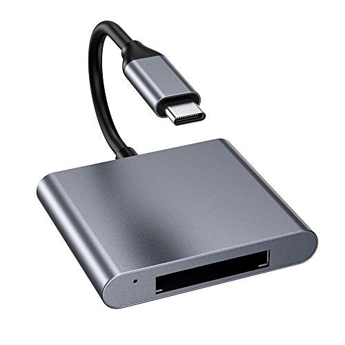 XQD Card Reader, Type-C Card Connector, 5Gpbs Super Speed USB C Memory Card Reader, Compatible with Sony G Series, Lexar USB Mark Card, Suitable for Type-C Smartphone, Support Windows/Mac OS System