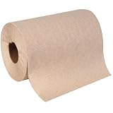 Pacific Blue Basic 2" Core Roll Recycled Paper Towels (previously branded Envision) by GP PRO (Georgia-Pacific), Brown, 26008, 350 Linear Feet Per Roll, 12 Rolls Per Case