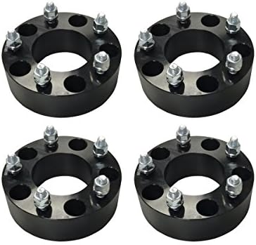 FLPX 4Pc 5x135MM 2" Thick 5lug Black Hub Wheel Spacers for Ford Expedition F-150