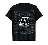 Twelve Years Old Shirt 12th Party 12 Twelfth Square Root 144