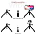 Fotopro Mini Tripod, Flexible Phone Tripod with Universal Clip for iPhone and Android Smartphone, Table Tripod Compatible with Action Camera and Mobile Phone