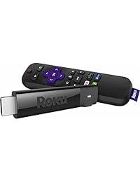 Roku Streaming Stick +   Reproductor de streaming 4K   HDR   HD con 4X El alcance inalámbrico y el control remoto por voz con TV Power and Volume (2017) (Renovado)