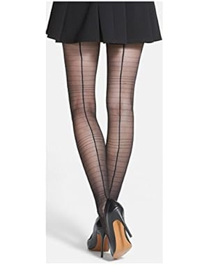 Calvin Klein Womens Fine Lines W/ Backseam Black Size B