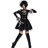 Womens Adult Miss Edward Scissorhands Halloween Fancy Dress Costume Outfit