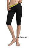 SLENDSHAPER Women's Slimming Sweat Pants, Thermo Neoprene Hot Sauna Body Shaper