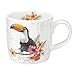 Portmeirion Home & Gifts Toucan of My Affection Single Mug, Bone China, Multi-Colour, 8 x 12 x 8 cm