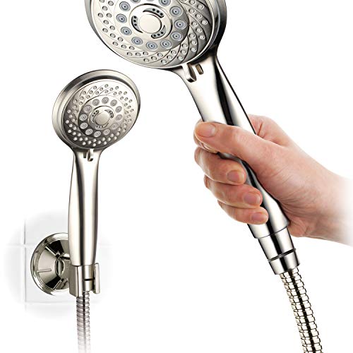 AquaSpa 6in1 HighPressure Shower Head/Hand Held Showerhead Combo