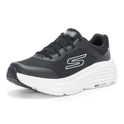 Damen Max Cushioning Endeavour Canova Turnschuhe, Black Synthetic/White Trim, 38.5 EU