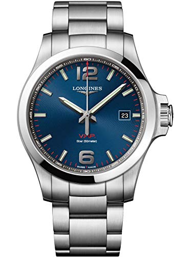 Conquest V.H.P. 43mm Blue Dial Men's 